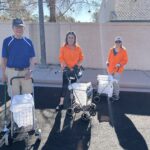Pierre, Dina and Jeanine ready for action